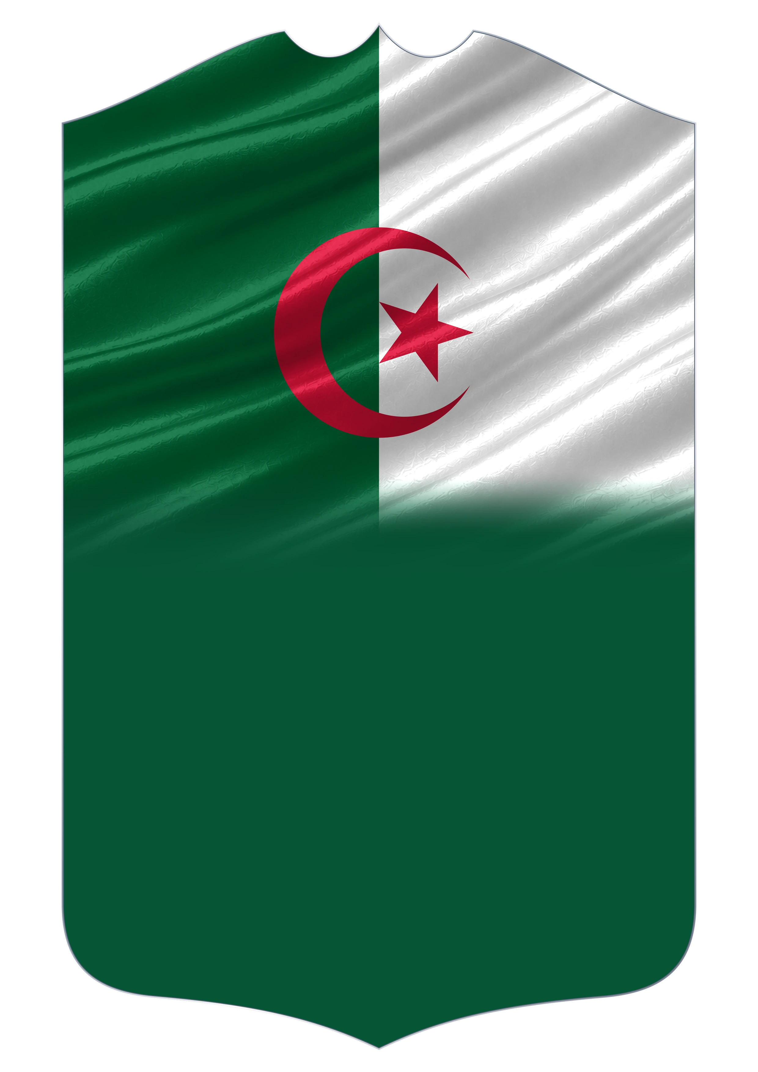 Algeria Flag card design