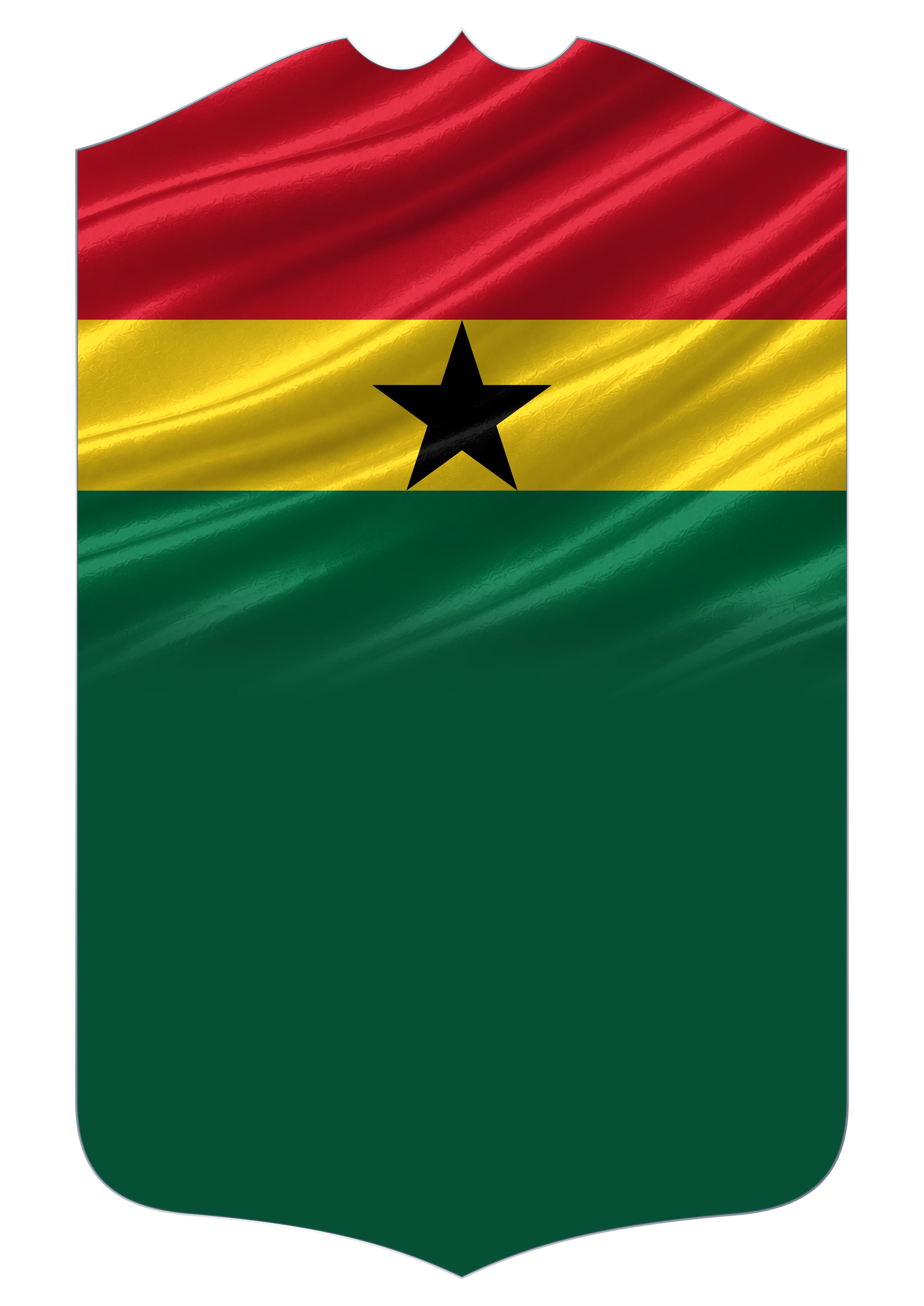 Ghana Flag card design