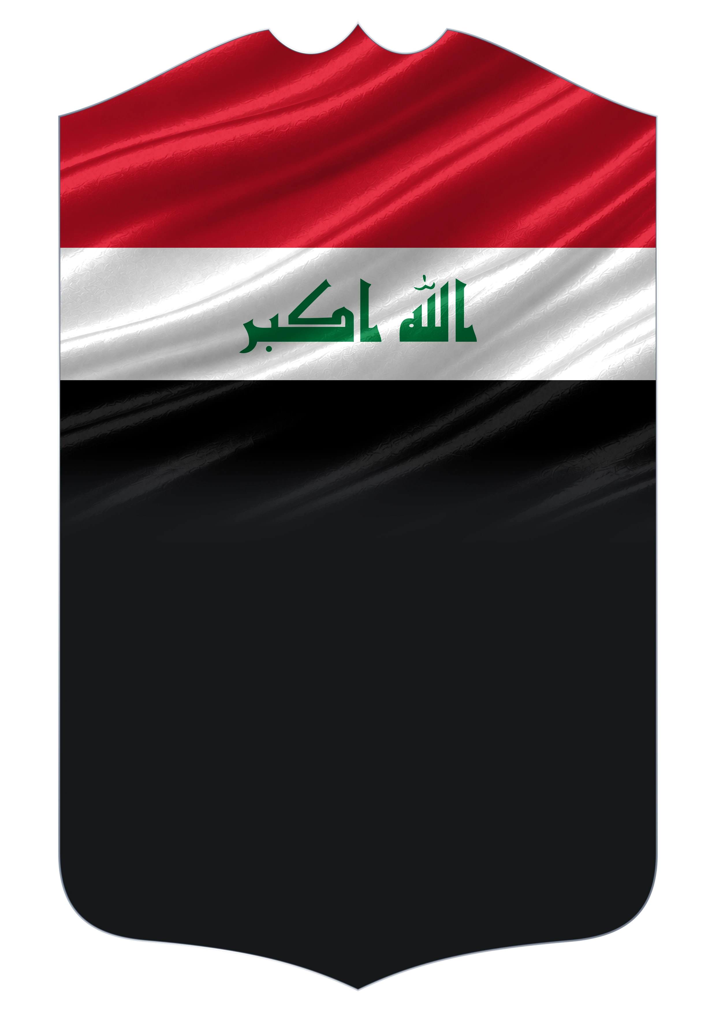 Iraq Flag card design