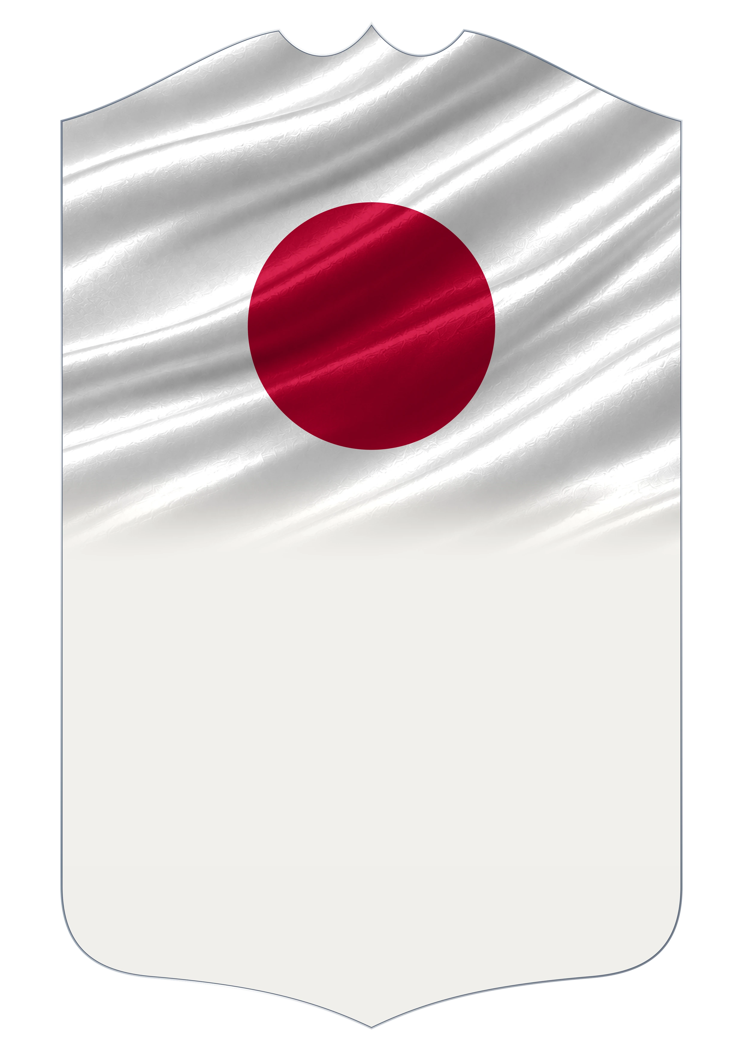 Japan Flag card design