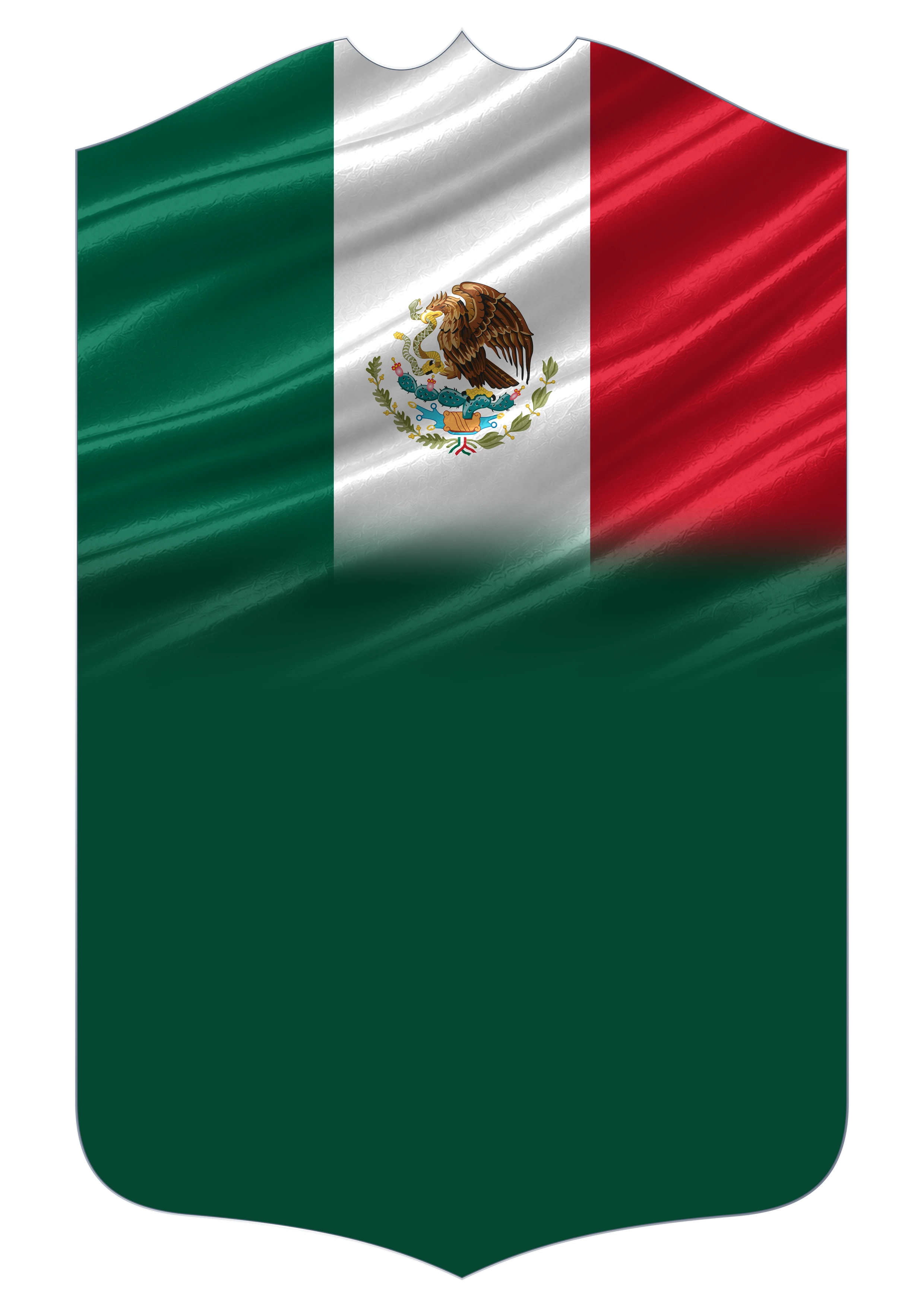 Mexico Flag card design