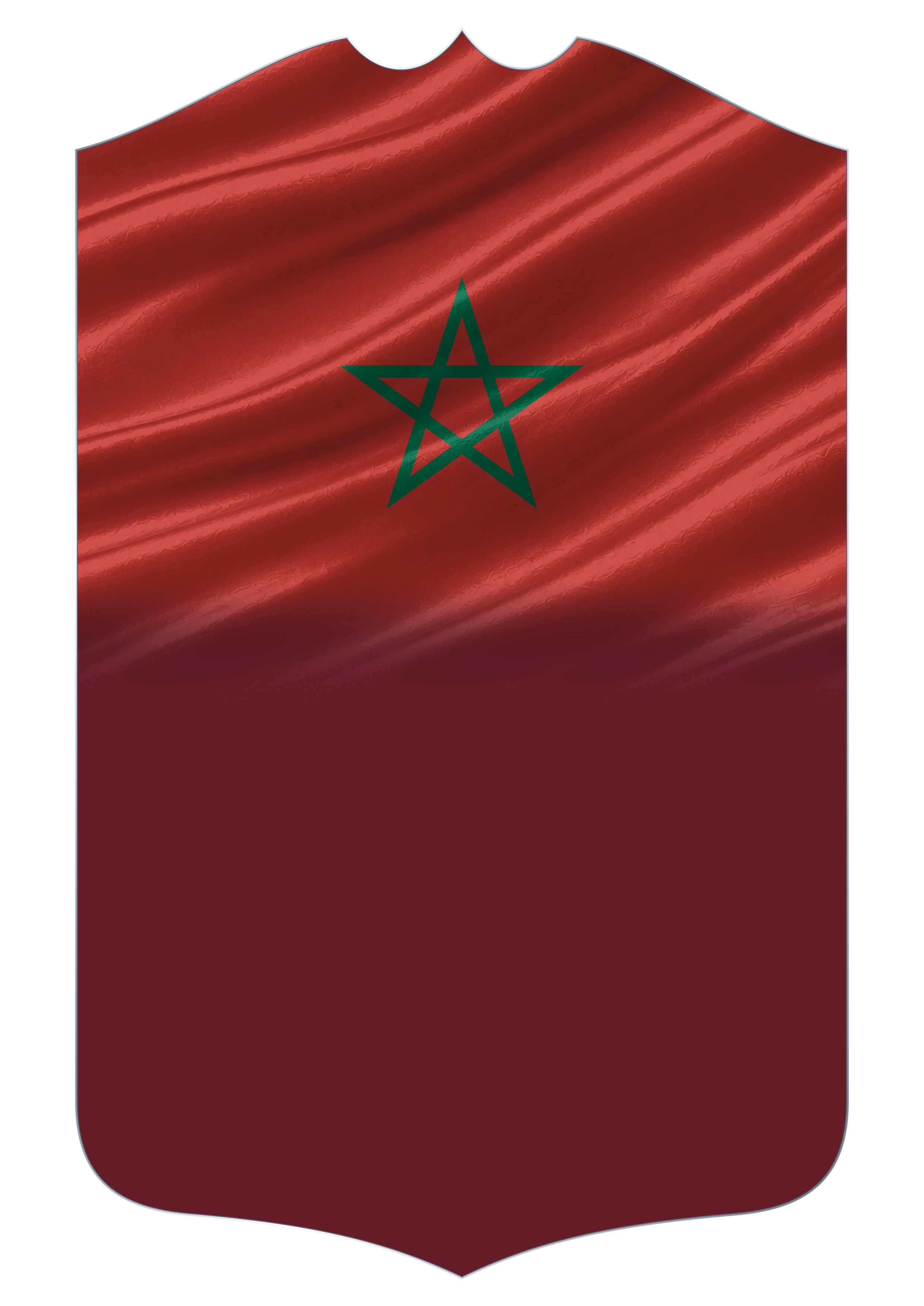 Morocco Flag card design