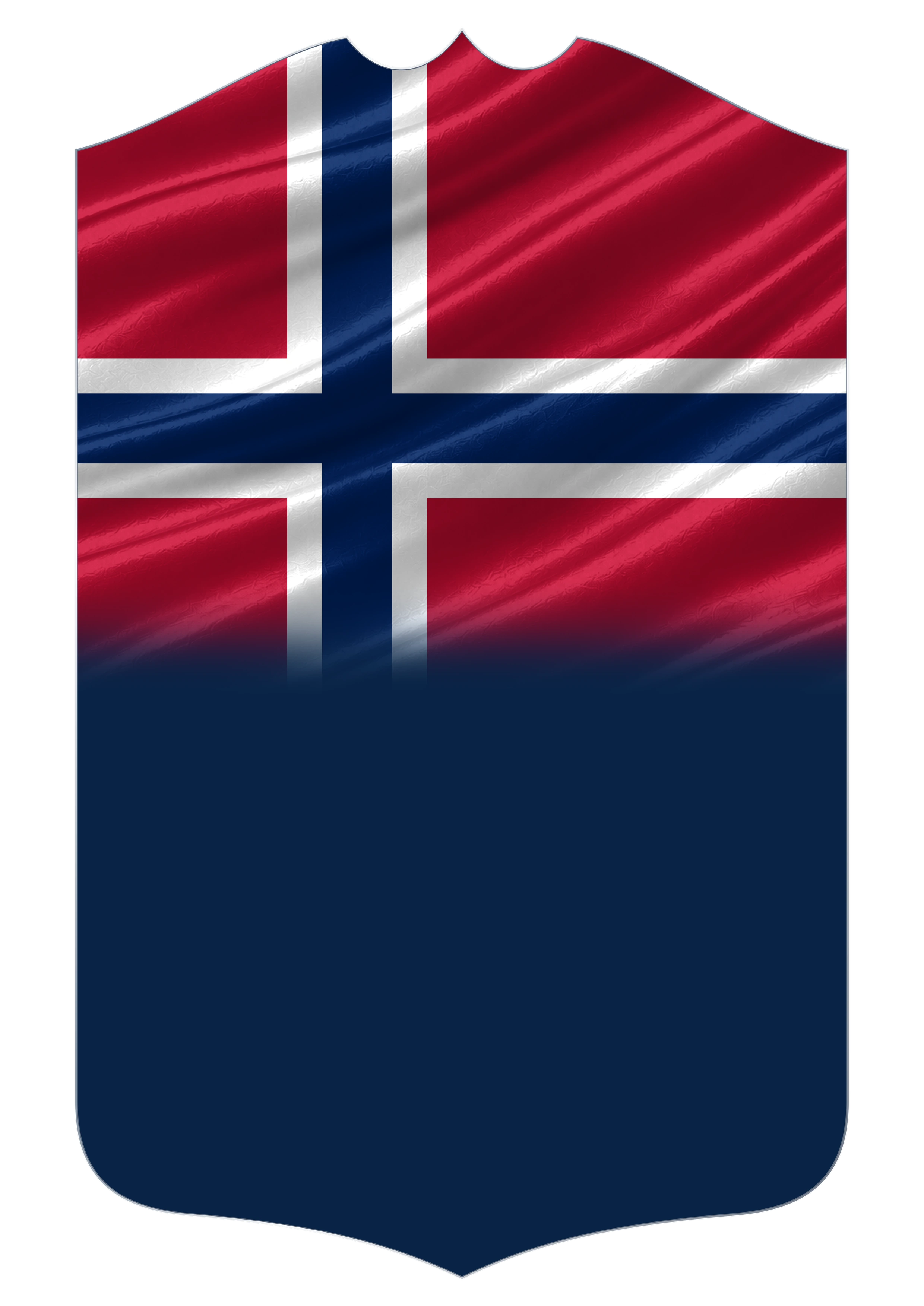 Norway Flag card design