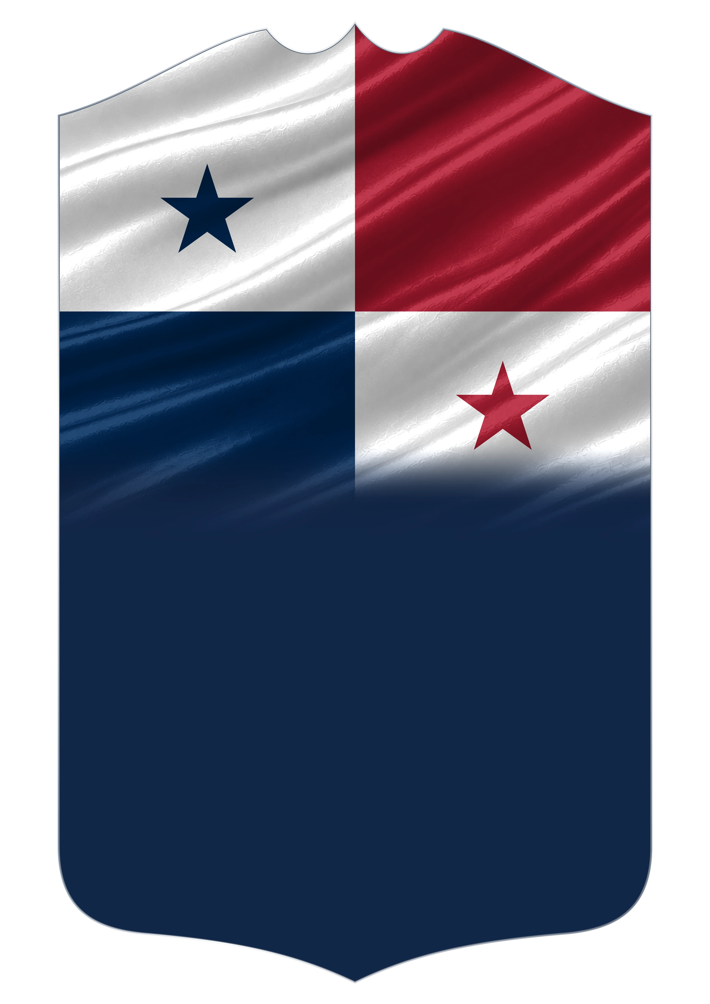 Panama Flag card design