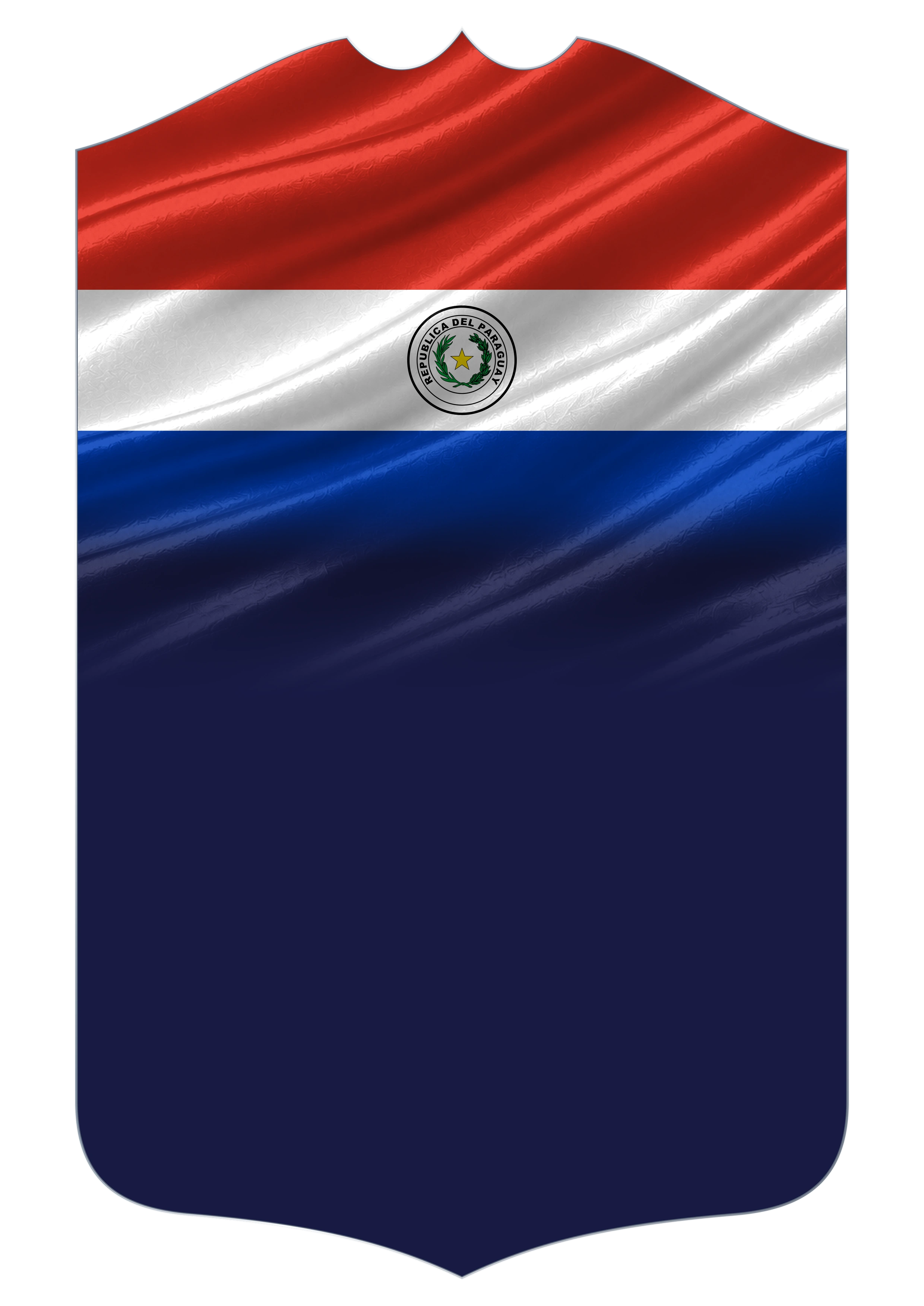 Paraguay Flag card design