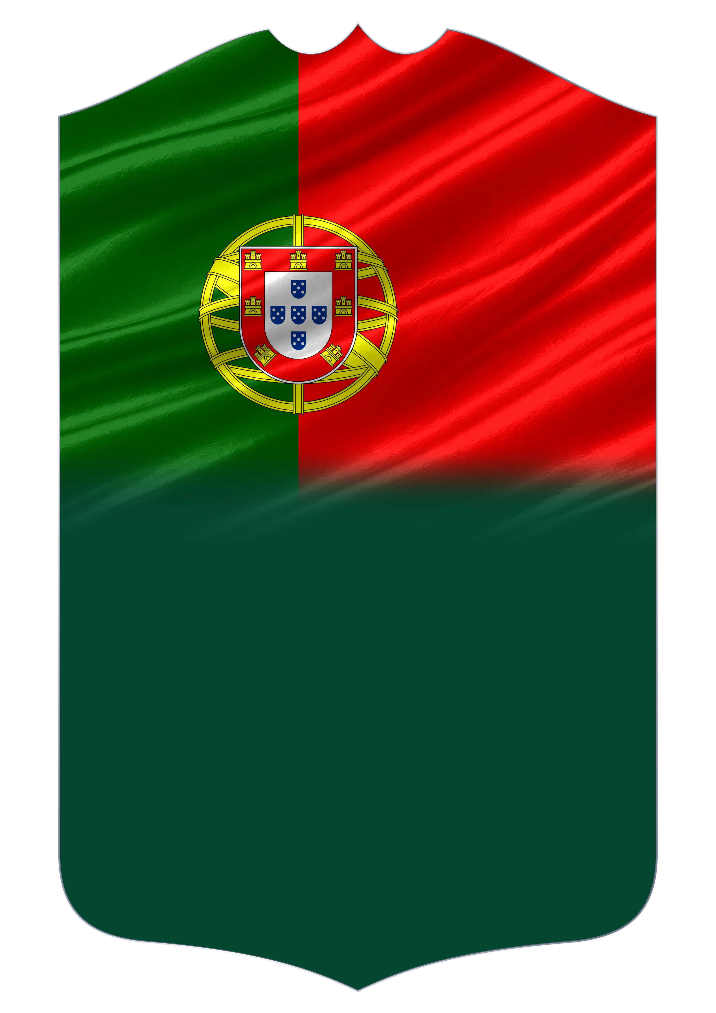 Portugal Flag card design