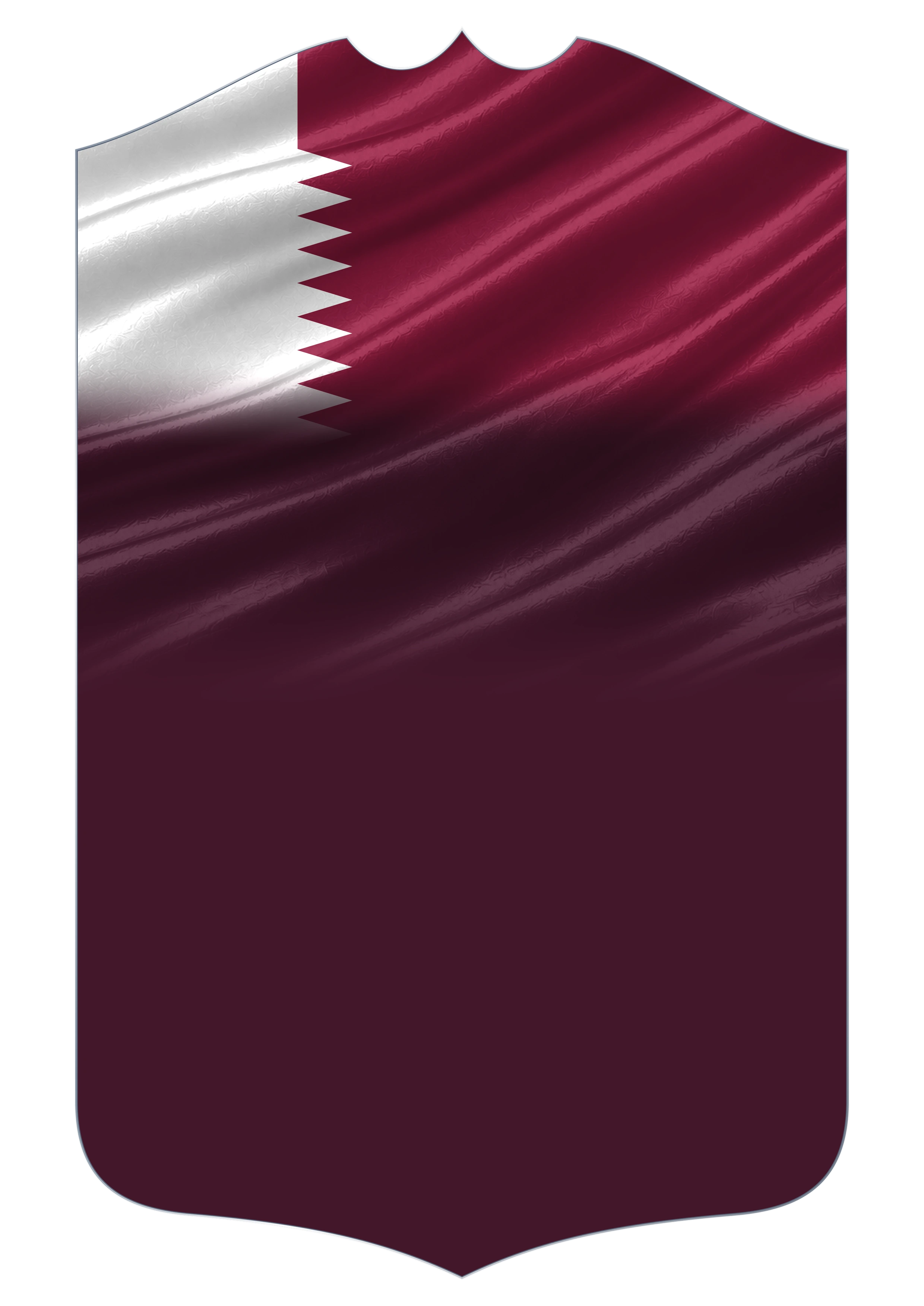 Qatar Flag card design