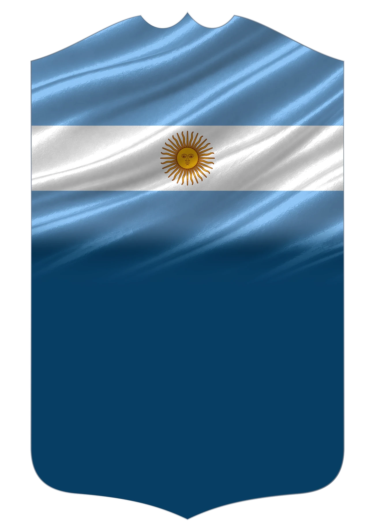 Argentina Flag card design