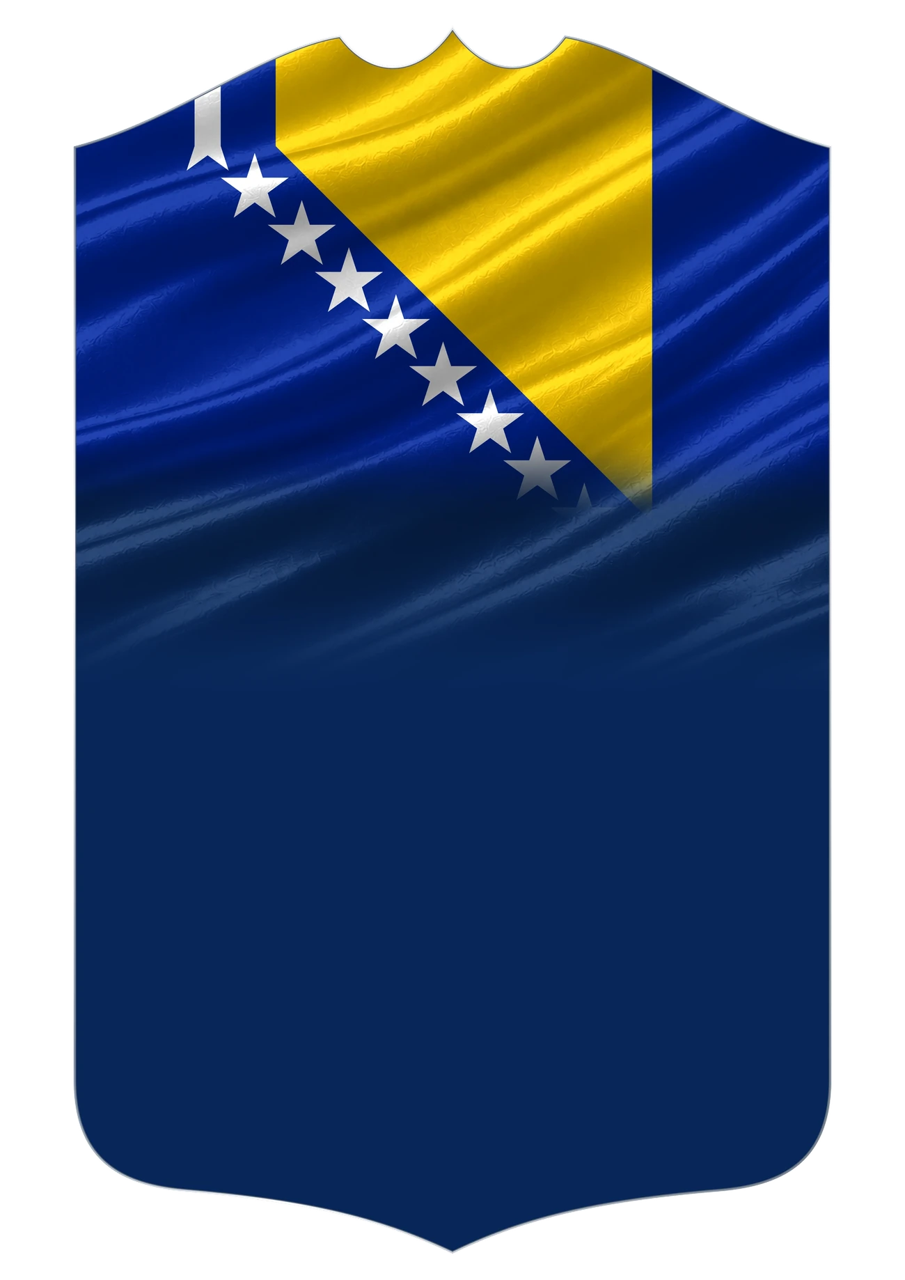 Bosnia and Herzegovina Flag card design