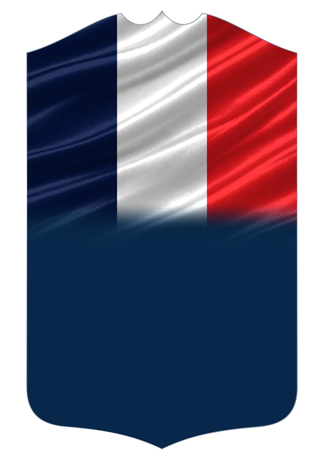 France Flag card design