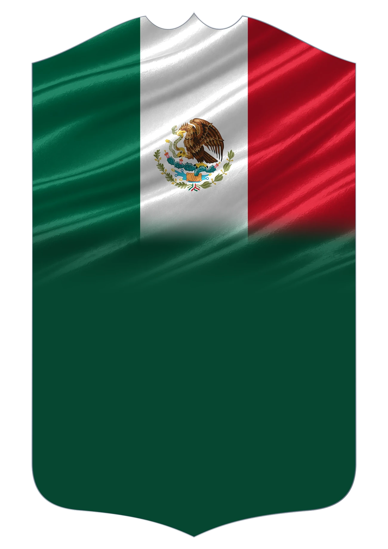 Mexico Flag card design