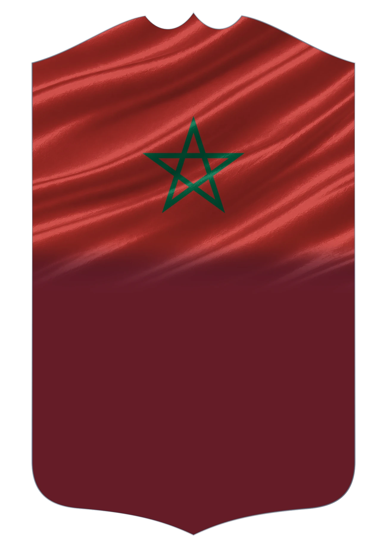Morocco Flag card design