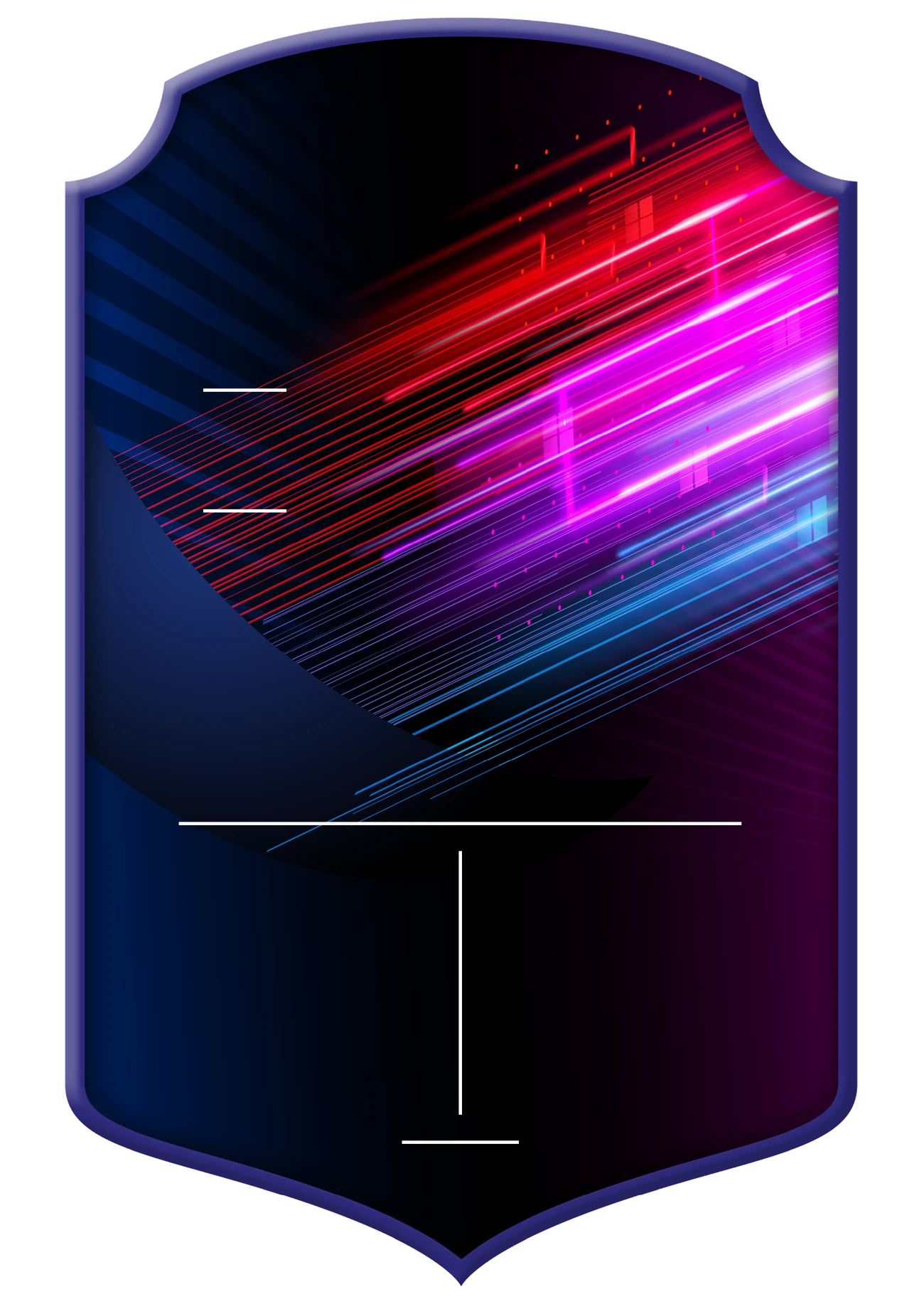 Neon card design