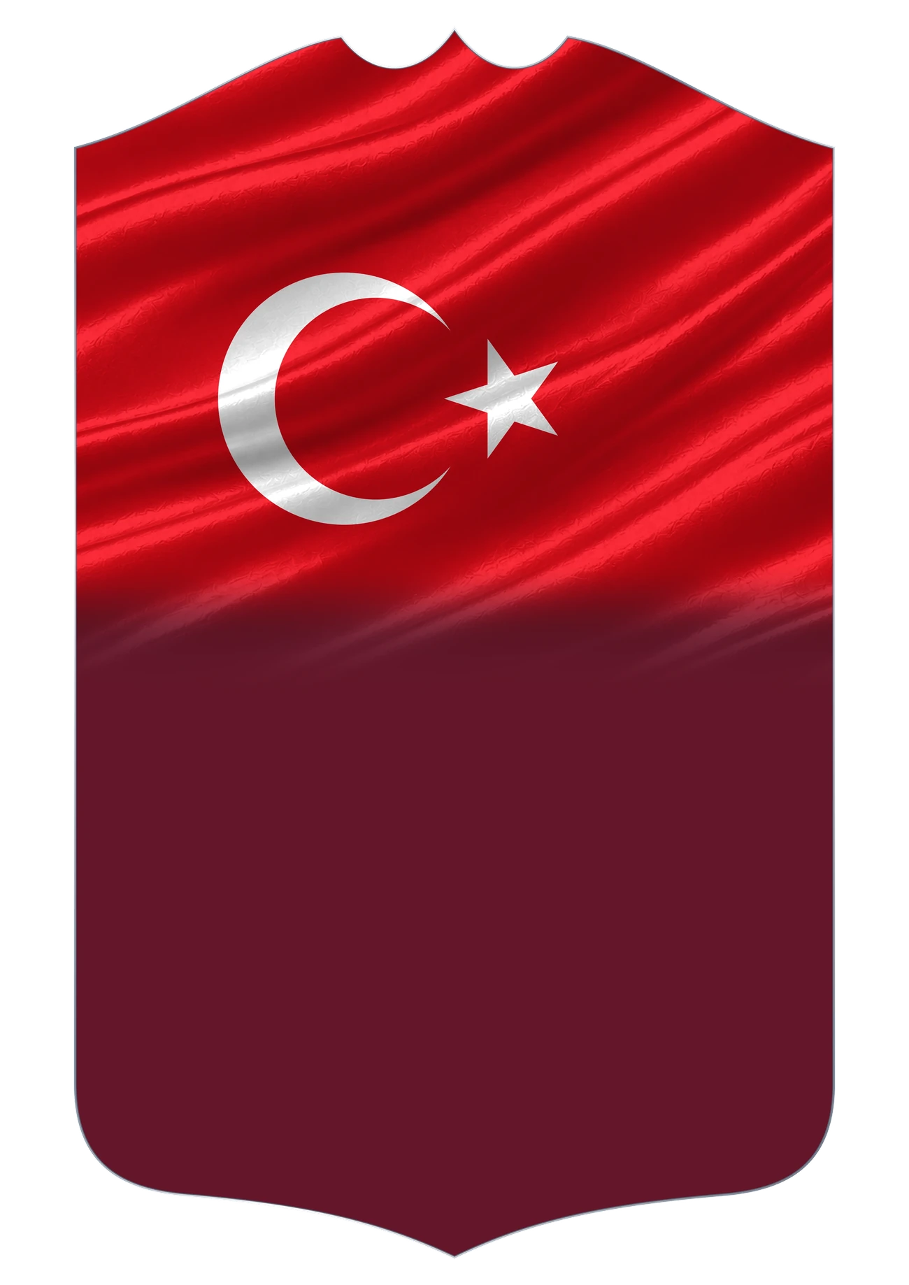 Turkey Flag card design