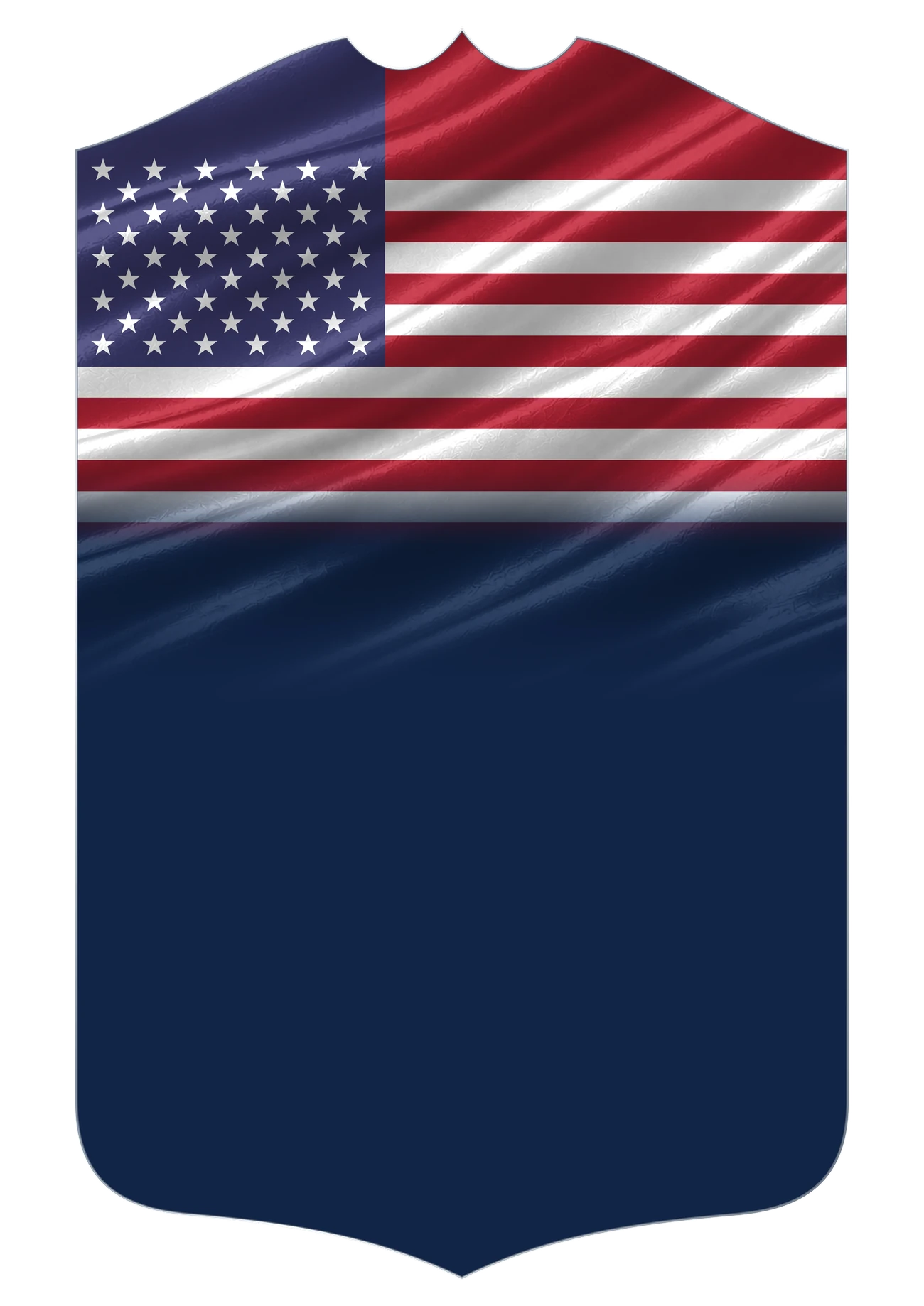 United States Flag card design