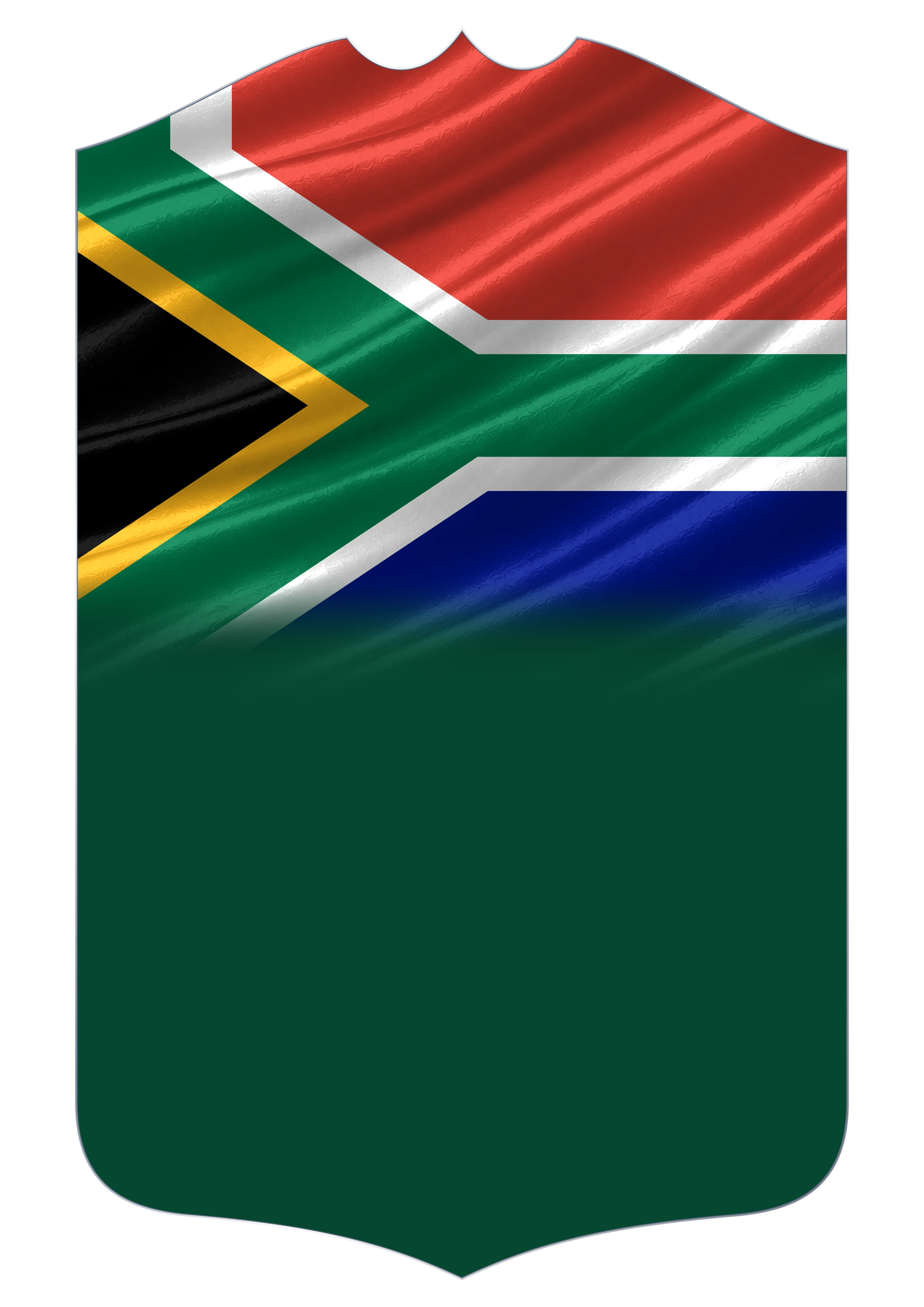 South Africa Flag card design