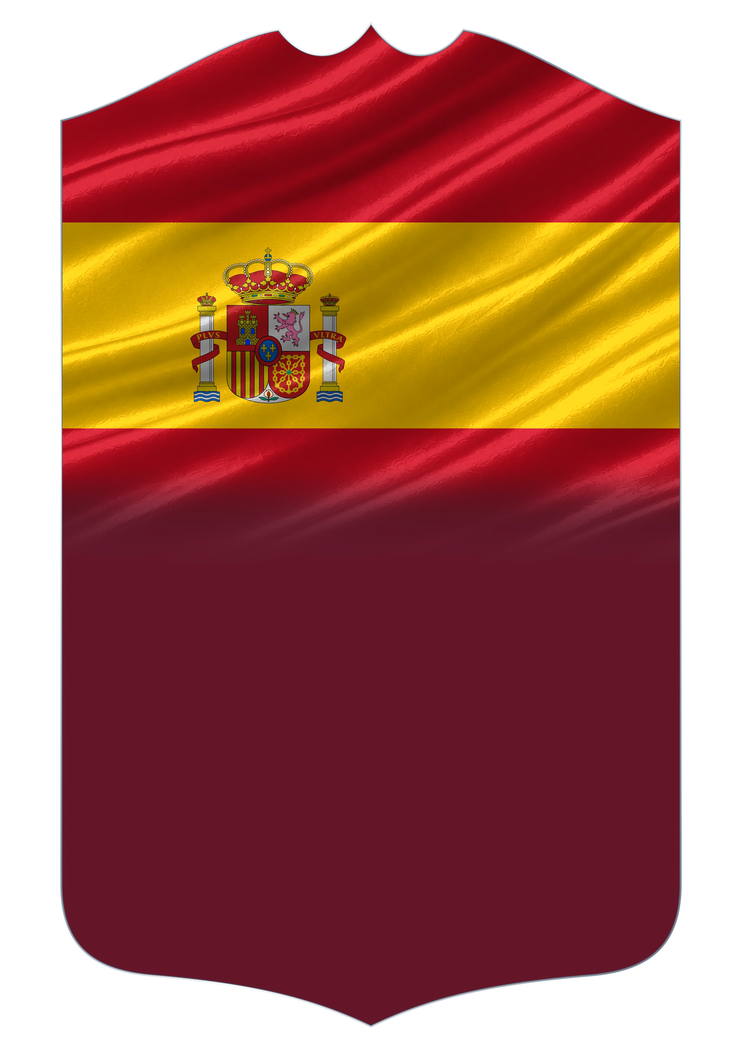 Spain Flag card design