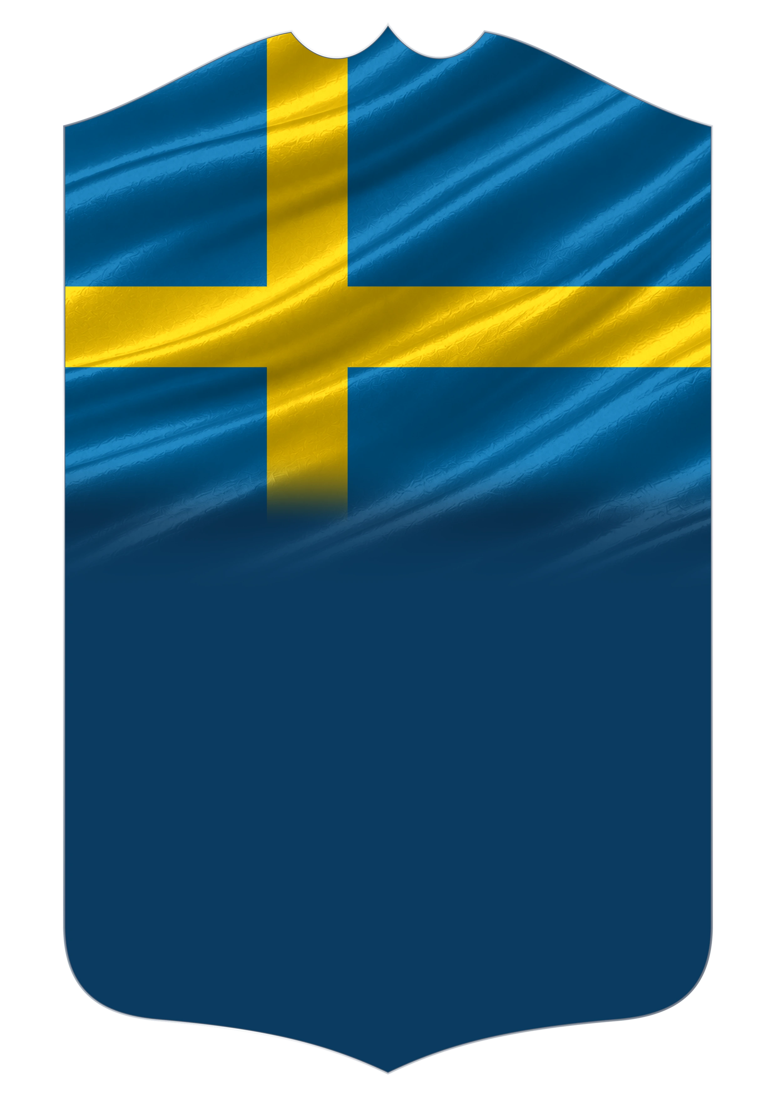 Sweden Flag card design