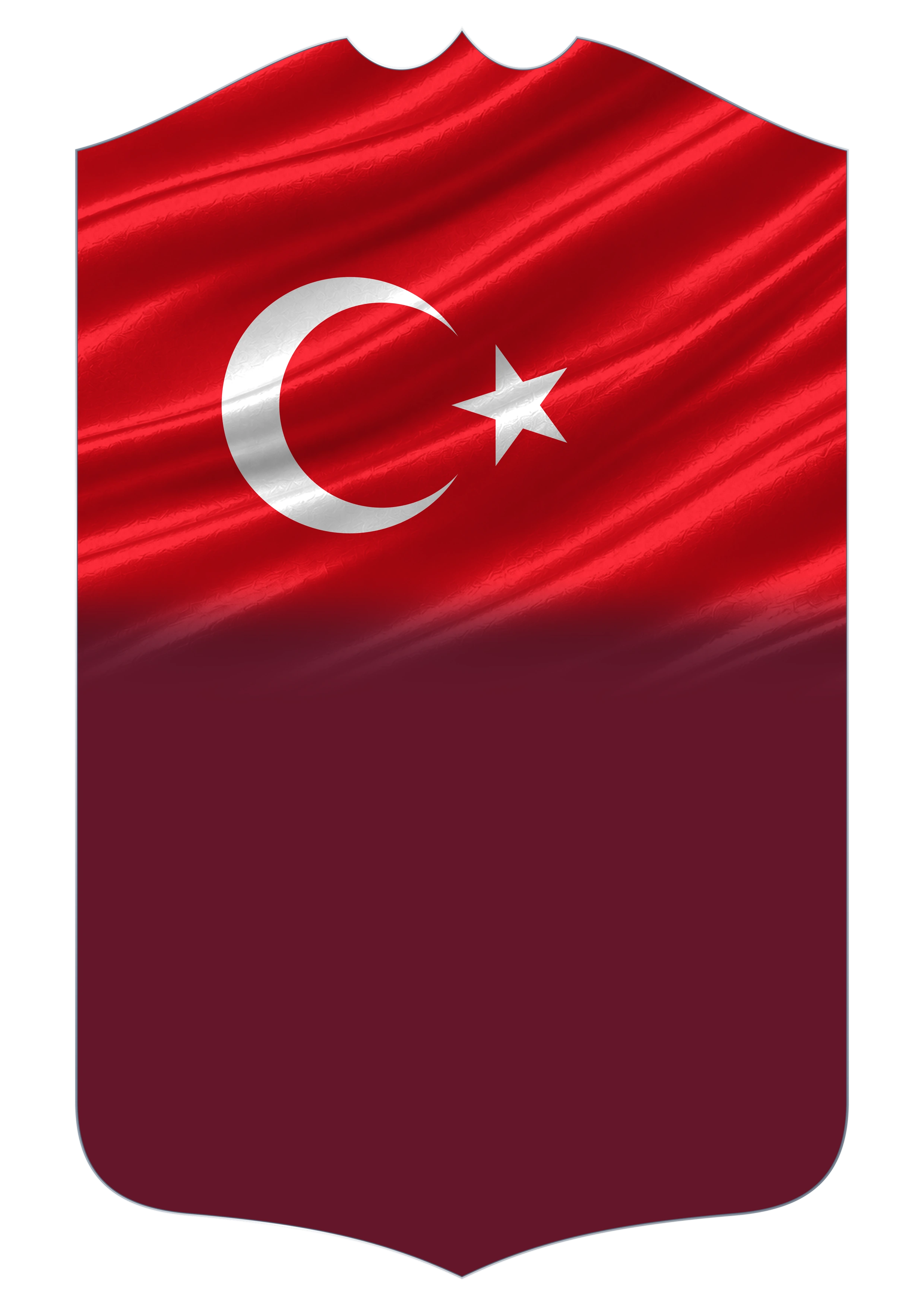 Turkey Flag card design